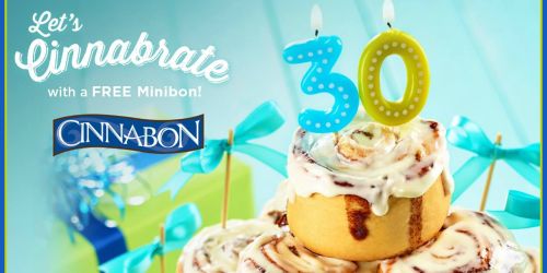 Cinnabon: FREE Minibon Cinnamon Roll Tomorrow