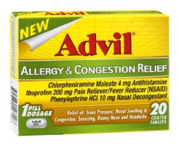 Advil Congestion Relief CVS