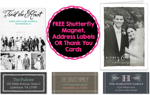 FREE Magnet, Address Labels OR Thank You Cards