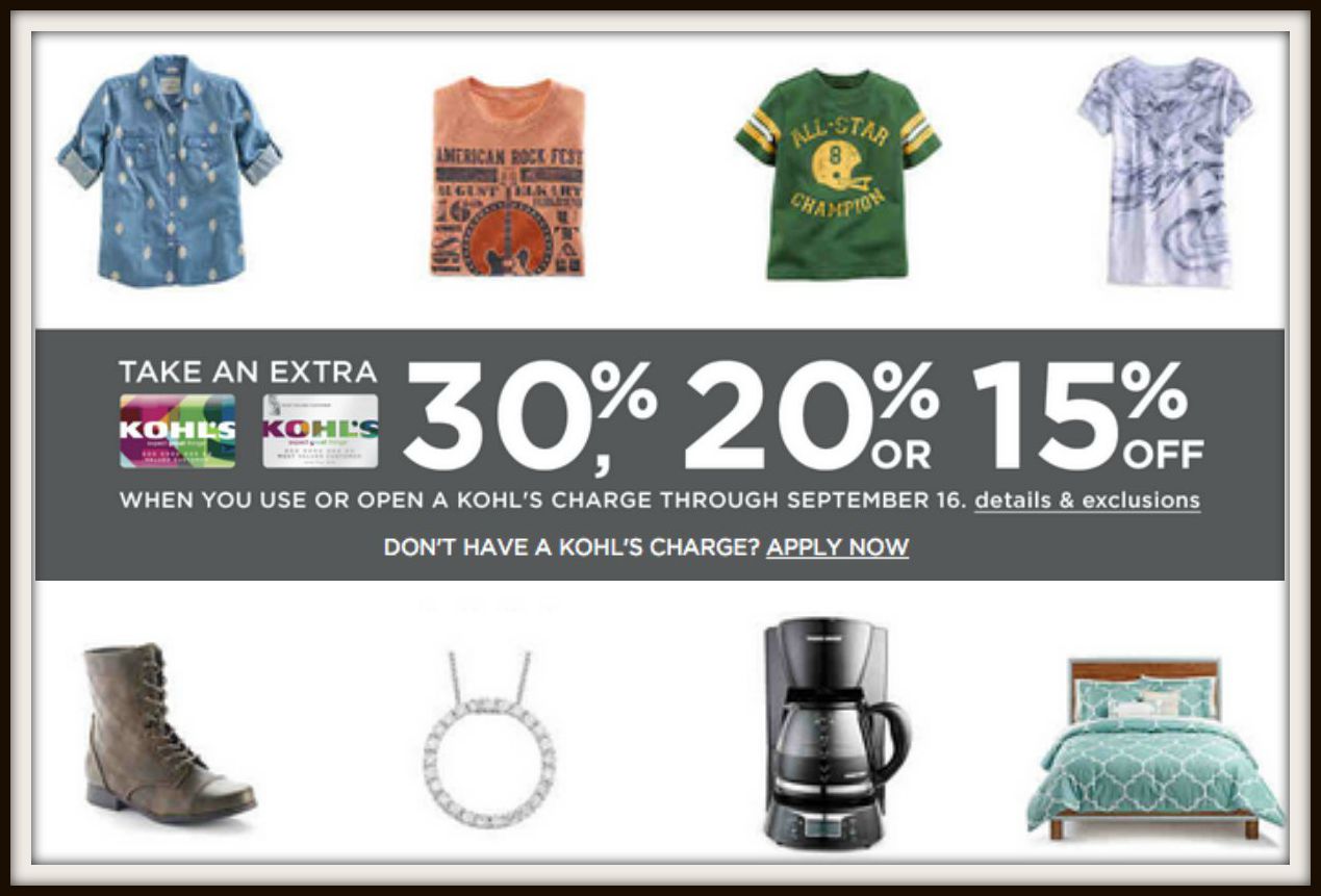Kohl’s Cardholders Extra 30 Off + FREE Shipping (+ Huge List of