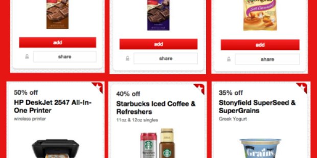 Target: *NEW* Cartwheels & Store Coupons = Big Savings on Ghirardelli, Werther’s, Starbucks & More