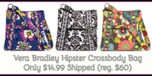 Vera Bradley Hipster Crossbody Bag OR Wristlet Only $14.99 Shipped (Regularly up to $60) + More