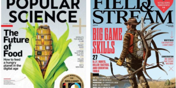 Free Subscriptions to Popular Science and Field & Stream Magazines