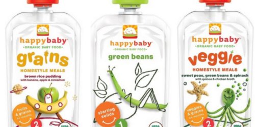 Target: Happy Baby Baby Food Pouches Only 48¢