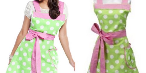 Flirty Aprons: Women’s Betty Lime Polka-Dot Apron ONLY $9.99 Shipped (Regularly $29.95)