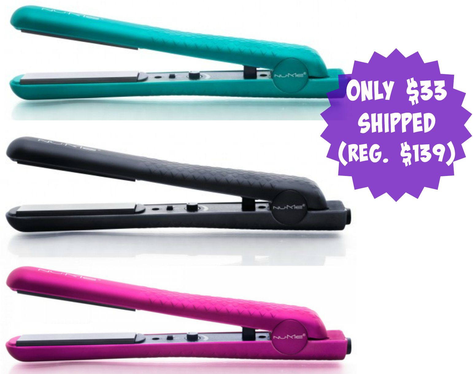 NuMe.com: Silhouette Flat Iron Only $33 Shipped (Reg. $139) + Free Travel Size Shampoo & Conditioner
