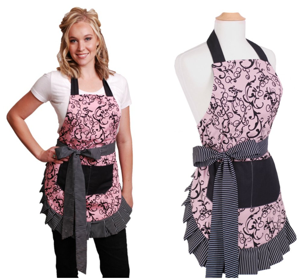 Flirty Aprons: Women’s Original Chic Pink Apron ONLY $9.99 Shipped ...