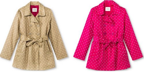 Target.com: Girls’ Polka Dot Belted Trench Coat Only $12.48 (Regularly $24.99)