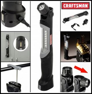 Craftsman Rechargeable LED Adjustable Magnetic Work Light Only