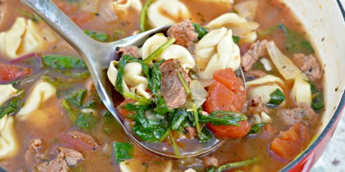 Italian Tortellini Soup — Easy Weeknight Meal!