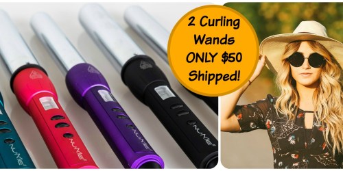 NuMe.com: *HOT* 2 Curling Wands ONLY $50 Shipped + Free Magazine Subscription or $20 Rebate
