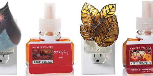 Yankee Candle: $4 Scent-Plug Refills OR Bases Today