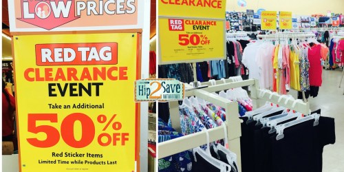 Family Dollar: Extra 50% Off Red Tag Clearance Event