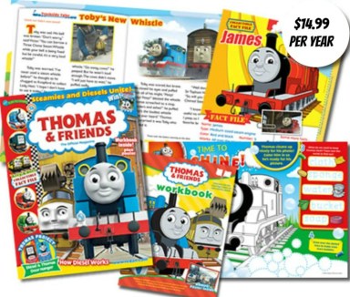 Thomas & Friends Magazine $14.99/Year (Each Issue Contains Stories, Posters, Workbooks + More)