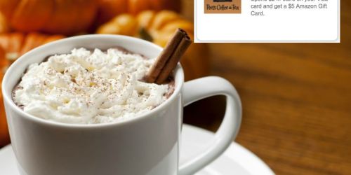 Peet’s Coffee & Tea: Spend $2 In-Store with Visa Card (Thru 9/24) = FREE $5 Amazon Gift Card + More