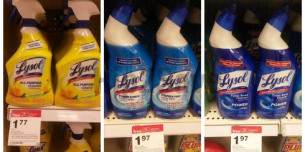 Target: Lysol All Purpose Cleaner Only 57¢ + More