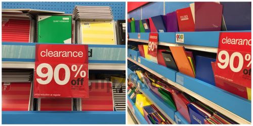 Target: Notebooks & Folders ONLY 5¢ Each (90% Off)