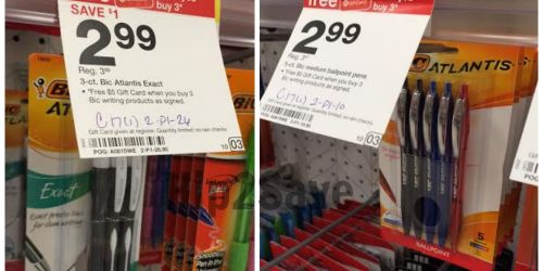 Target: BIC Atlantis Pens ONLY 32¢ Per Pack After $5 Gift Card Offer (Regularly $3.99 Each)