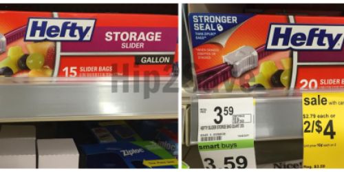 *RESET* $1/2 Hefty Storage Slider Bags Coupon = ONLY $1.25 at Walgreens