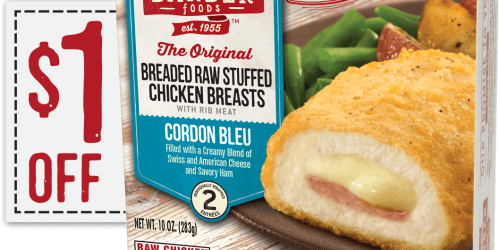 Rare $1/2 Barber Foods Stuffed Chicken Breasts Coupon