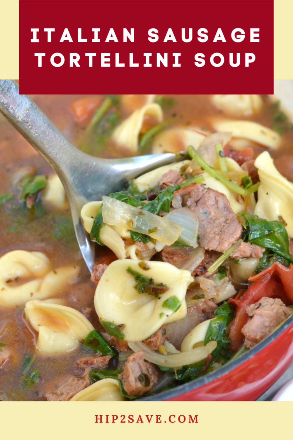 Italian Tortellini Soup - Easy Weeknight Soup Recipe | Hip2Save