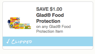 High Value $1/1 Glad Food Protection Item Coupon = Cling Wrap Only $1. ...