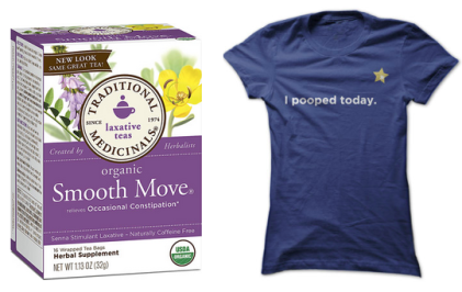 I Pooped Today Shirt Smooth Move Tea