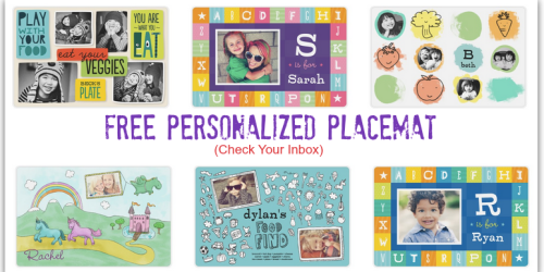 Possible FREE Shutterfly Personalized Placemat & FREE Reusable Shopping Bag (Check Your Inbox)