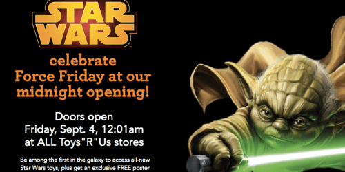 ToysRUs Midnight Star Wars Launch: Free Poster, LEGO Brick & More (September 4th at 12:01AM)