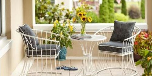 Hampton Bay 3-Piece Patio Bistro Set Only $69.75 Shipped – Includes Cushions (Regularly $279)