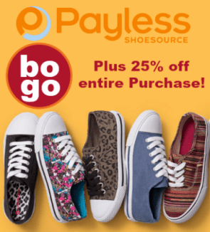 Bogo sale sale payless