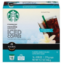 Starbucks Vanilla Sweetened Iced Coffee K-Cups