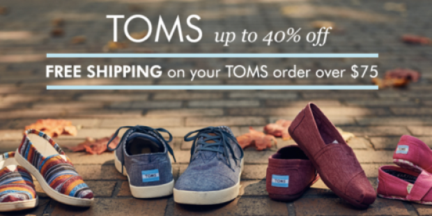 Zulily: Up to 40% Off TOMS Shoes for the Family