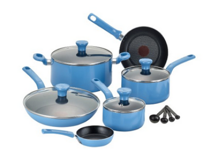 Highly Rated T-Fal Non-Stick 14-Piece Cookware Set