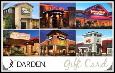 Discounted Darden Restaurant Gift Card