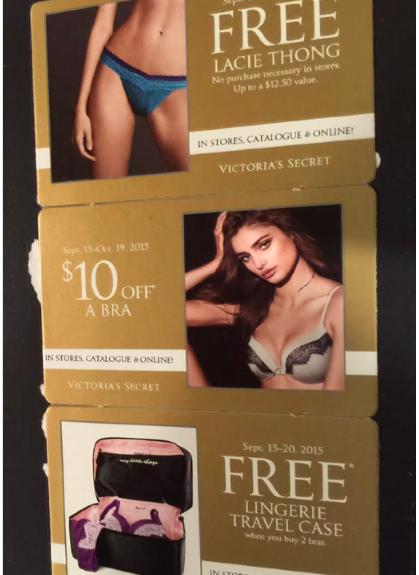 Victoria's Secret: Possible FREE Lacie Thong, $10 Off Bra Purchase