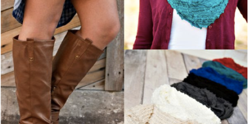 Cents of Style Boots AND Scarf Only $32.95 Shipped