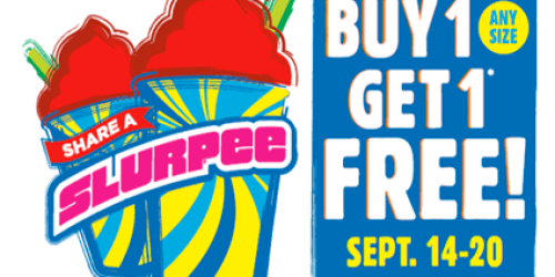 7-Eleven: Buy 1 Get 1 Free Slurpee (Starting 9/14)