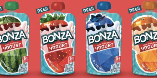 Buy 1 Get 1 FREE Bonza Yogurt Pouch Coupon