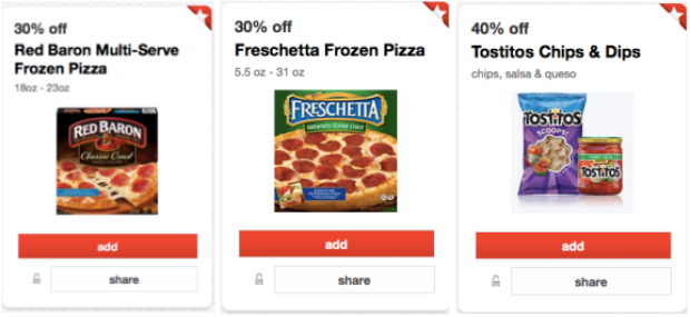 Target Carthwheel Offers - Red Baron, Freschetta, & Tostitos