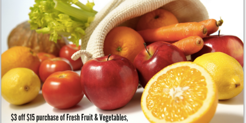 Target: $3 Off a $15+ Fresh Fruit & Veggies, Bakery or Deli Coupon + Stackable Cartwheel Offers