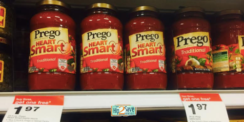 Target: Prego Pasta Sauce Only $1.29 Each + More