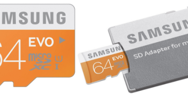 Amazon & Walmart: Samsung 64GB microSD Memory Card w/ Adapter ONLY $18.74
