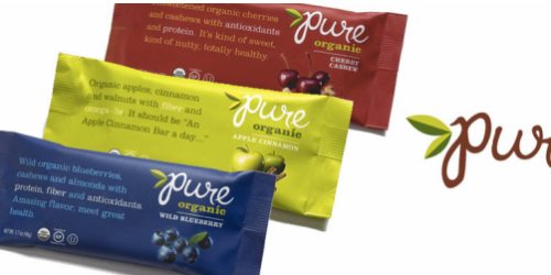 $2/2 Pure Organic Bars Coupon (No Size Exclusions!)