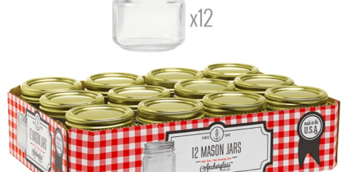Oneida.com: Set of TWELVE 1/2 Pint Mason Jars Only $11.98 Shipped (+ 8 Ways to Repurpose Mason Jars)