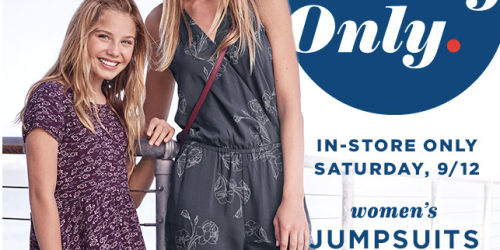Old Navy: Women’s Jumpsuits Only $15 & Girl’s Dresses Only $12 (Through 1PM – Today Only!)