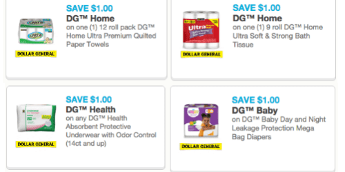 4 NEW Dollar General Store Coupons