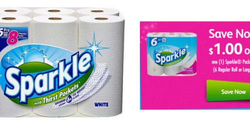 Target: Sparkle Paper Towels Big Rolls Only 63¢