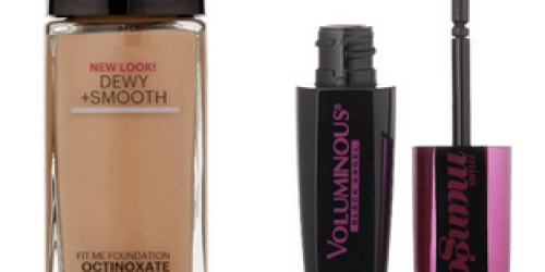 Amazon: Maybelline New York Fit Me! Foundation Only 94¢ Shipped & L’Oreal Mascara Only $1.84