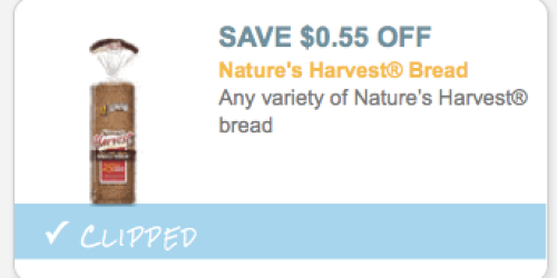 Rare $0.55/1 Nature’s Harvest Bread Coupon (Back Again!) = Only $1.44 at Target